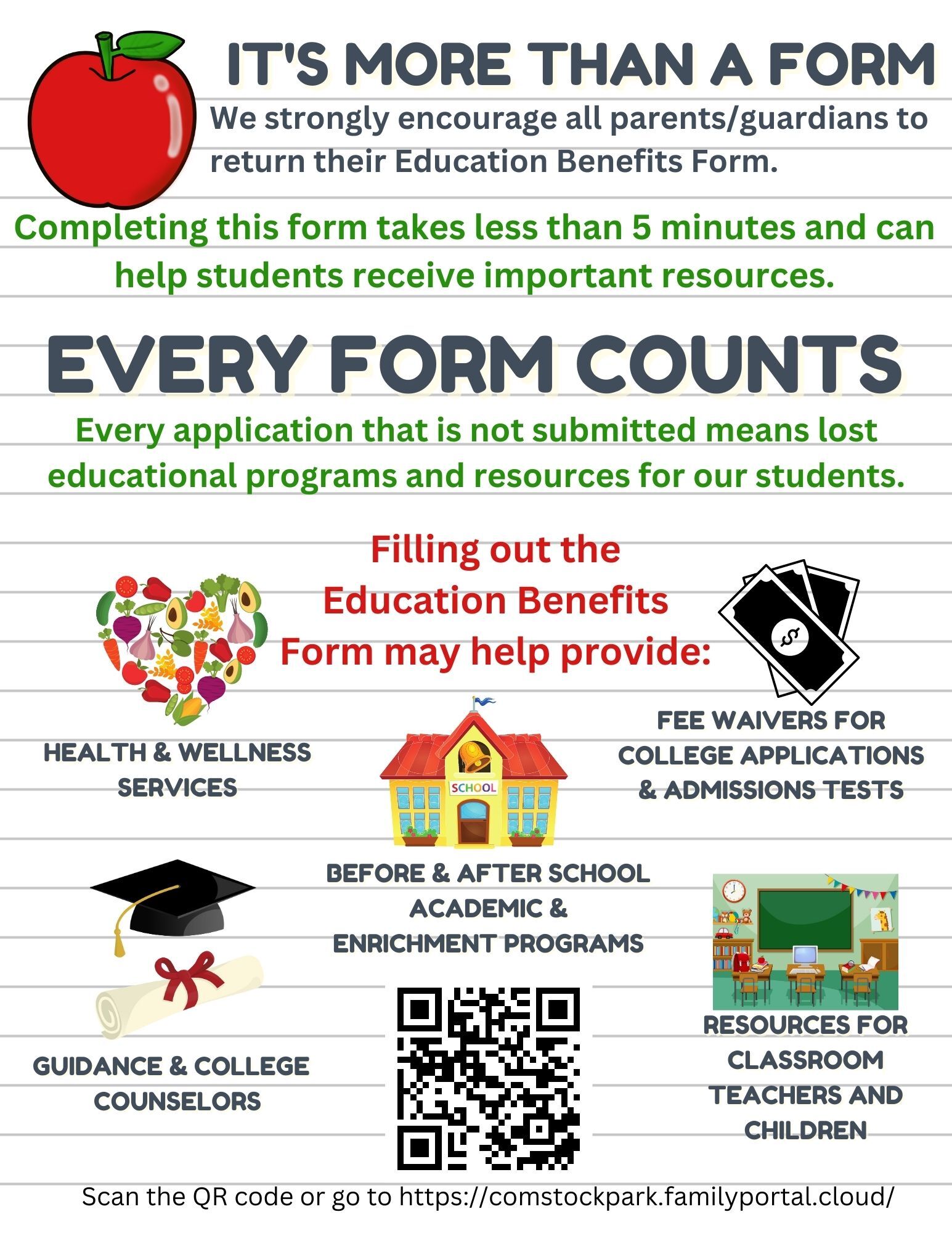 Educational benefits flyer